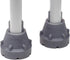 GRAY Crutch Tips & Cane Tip (Pair of 2) – 1 Size Fits All 3/4" 7/8” Inch - Extreme Grip Heavy Duty Crutches Shafts Longest Lasting High Performanc...