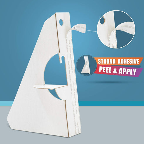 Lineco, Single Wing Self Stick Easel Back Easel Stand, Archival Acid-Free, Display Signs Pictures Brochures Posters Artwork Crafts (5", 25 Pack, W...