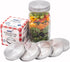 Mason Jar Lifestyle 5 Pack Stainless Steel Storage Lids with Platinum Silicone Liners for Wide Mouth Jars – Heavy Duty Caps for Mason Jars – Airti...