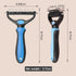 Dematting comb for Dogs, Cat deshedding Brush,Pet undercoat brushes, Dog Grooming Rakes for long haired Dogs-Double Sided Shedding,Dog brush for m...