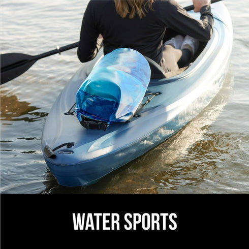 Gorilla Gear Heavy Duty 100% Waterproof IPX 6 Dry Bag, Tear and Puncture Resistant Bags Kayaking Boating Hiking Camping Swimming Water Sports, Lig...