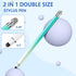 Stylus Pens for Touch Screens (5 Pcs), CPKEON Capacitive Stylus Pencil 2 in 1 Precision Stylus Pen with Replaceable Tips for iPad iPhone Tablets S...