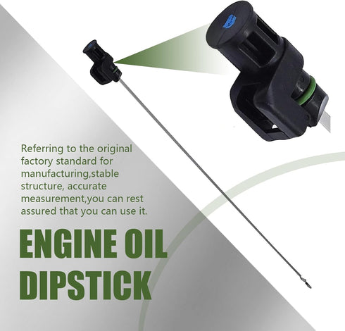 1 Pack Car Engine Oil Level Dipstick, Automotive Transmission Oil Dipstick Accessory, Universal Immersion Measuring Maintenance Tool, Replacement ...