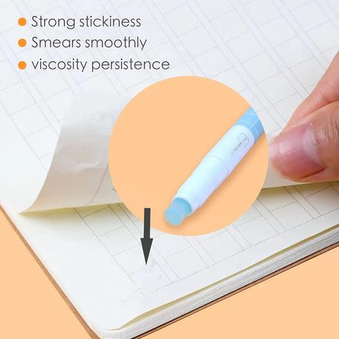 School Supplies Solid Archival Glue Stick Pen for Kids,Adhesive Glue for Scrapbooking All Purpose Sticks for Bullet Journals,Photos,1 Pack (3 Glue...
