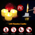 Flickering Flameless Led Tealight Candles with Timer, 6 Hours On and 18 Hours Off in 24 Hours Cycle Automatically Battery Votive Candles for Home ...