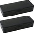 2PCS Large Capacity Pencil Box Plastic Pencil Case Plastic Stationery Case with Hinged Lid and Snap Storage Case Containers Box for Nail,Crafts,Of...