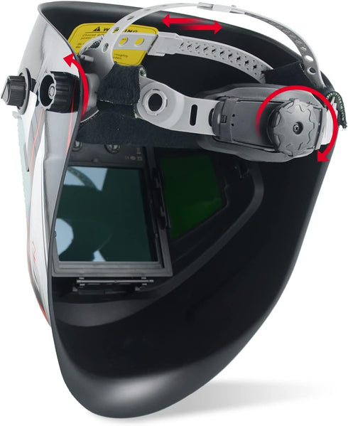 Welding Helmet Headgear - TRQWH Welding Hood Headgear Replacement Headgear Welding Helmet Accessories Welding Headgear with Sweatband for Side Vie...