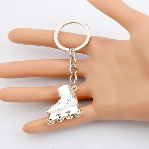 BNQL Roller Skate Gifts Keychain Roller Skating Gifts Roller Skater Gift for Skating Lover Team Gifts Roller Skates Key ring (roller skate keychai...