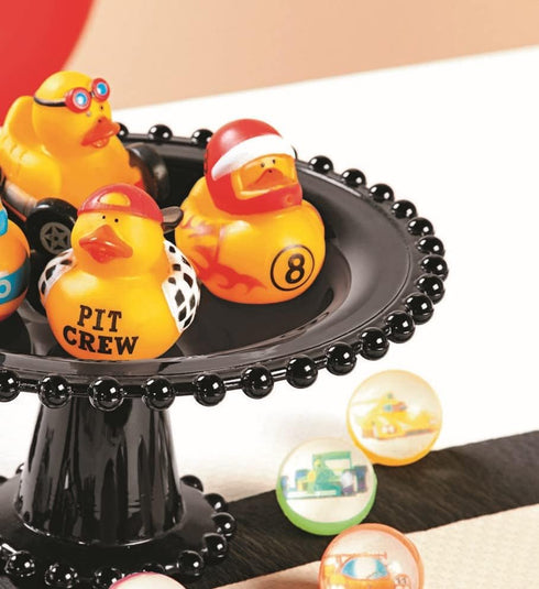 Fun Express Race Car Driver Rubber Duckies - Toys and Party Favors - 12 Pieces...
