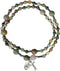 Multicolor Onyx Twist 4mm Rosary Bracelet...