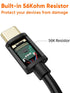CableCreation [2-Pack Short USB to USB C Cable 6 inch, USB A to USB C Cable Fast Charging Cable, 3A Type C Cable 480Mbps Data USB-C for Power Bank...