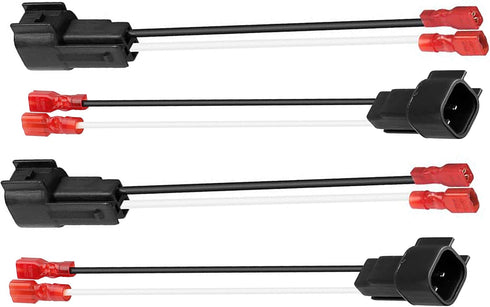 4 Pack 72-5600 Speaker Harness Replacement for Ford Speaker Wire Harness Adapter Replacement for Ford F150 F250 Escape Mustang Lincoln Mercury Maz...