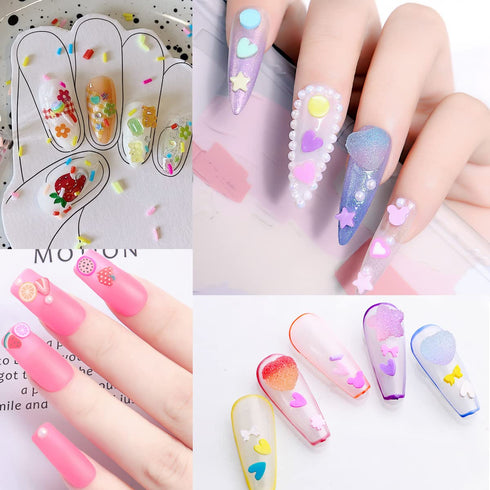 EHOPE 120G Fake Sprinkles Resin Sprinkles Fake Candy Sprinkles Clay Sprinkles Polymer Sprinkles Polymer Clay Slices for Nail Art DIY Crafts Cake P...