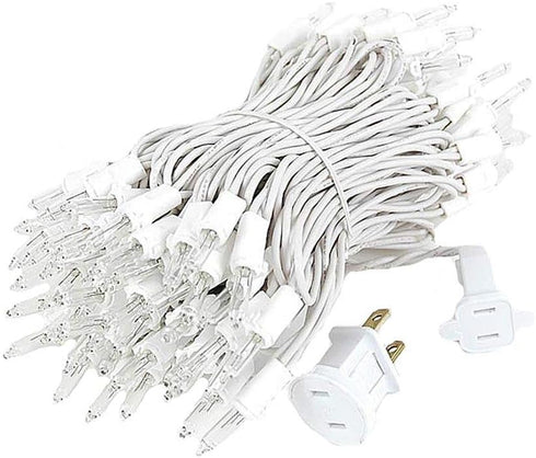 ?Novelty Lights 34FT 100 Commercial Christmas Lights, Tree Lights Indoor Commercial Grade Incandescent Bulbs With Clear Vintage Filament, Tree Lig...