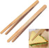 2 Pack 7 Inch Bamboo Kitchen Tongs for Toast Tea Bread Pickle Cooking...