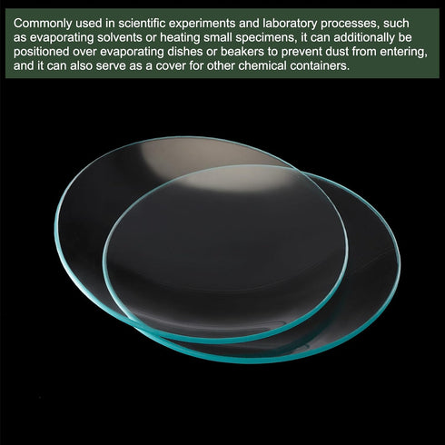 YOKIVE 6 Pcs Watch Glass Beaker Cover, Lab Watch Glasses Cover Lids | Laboratory Supplies, Great for Science Chemical Experiment (Transparent, 3.5...