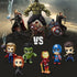 6 Pcs Superhero Anime Movie Adventures Action Figures Set,Super Hero Toys,Hero Cake Toppers Collectibles with Bases for Boys & Girls' Birthday Par...