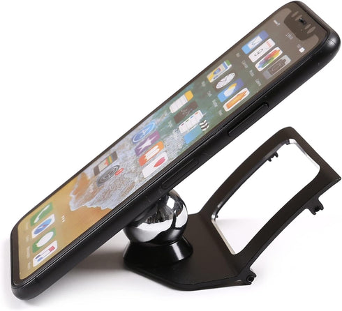 Aluminum Alloy Car Center Console Air Vent Mobile Phone Holder for BMW 3 Series E90 E92 2005-2012 Car Accessories (Black)...