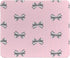Girly Pink Mouse Pad,Bowknot Personalized Mouse Mat Design,Mouse pad for Desk Office Gaming Working,Gifts for Girls Women Female Friends,9.5x7.9 i...