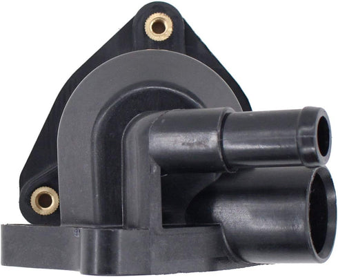 NewYall Engine Coolant Thermostat Housing Case with Gasket for Honda CR-V 2.4L l4 2003-2006, Civic 1.7L l4 2002-2005, Acura RSX 2.0L l4 2002-2006...