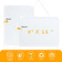 2 PCS Magnetic Small White Board Dry Erase Double-Sided Writing, Small Dry Erase Board 8”x11”, Portable Hangable Mini Whiteboard Small Whiteboard ...