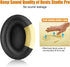 HiFan Replacement Ear Pads for Beats Studio Pro, Extreme Comfort Replacement Ear Cushions Kit, Noise Isolation Adaptive Memory Foam Ear Covers for...