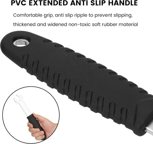 Oumers Bicycle Pedal Wrench, Long Handle Bike Pedal Spanner 15 mm Bike Pedal Remover Wrench Cycling Pedal Wrench for Mountain Bike Maintenance...