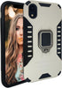 MODOS LOGICOS Case for iPhone XR, Dual Layers Shockproof Protective Case with Built-in 360 Metal Rotating Ring Kickstand, Working with Any Magneti...