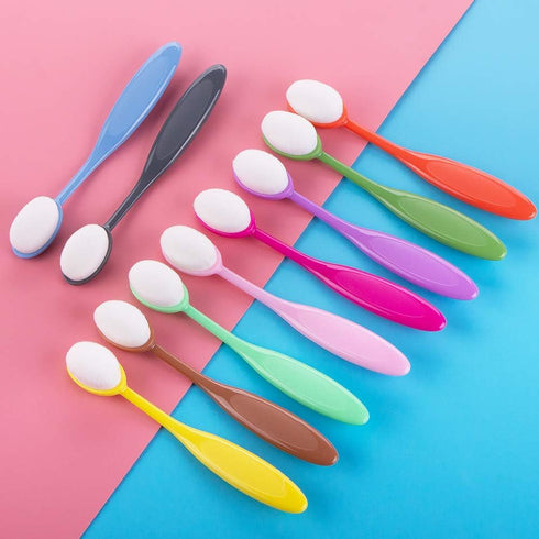 Yoseng Ink Blending Brushes for Card Making,Card Making Supplies,10 Pcs Color-Coded Handles Stencil Brushes,Background Blender Craft Brushes,Paper...