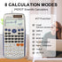 Scientific Calculators, Solar Scientific Calculator Large Screen 417 Function, Calculators Very Suitable for High School and College Students Calc...