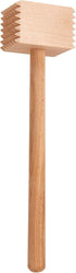 HIC Kitchen Wooden Meat Tenderizer Mallet Marinating Prep Tool, Double Sided, FSC-Certified Beechwood, 12.5-Inches...