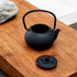 PATKAW Cast Iron Teapot Japanese Tetsubin Kettle Stovetop Tea Kettle Loose Leaf Tea Pot for Boiling Hot Water Tea Black (7.20X7.00X4.30cm)...