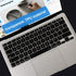Ultra Thin Clear Keyboard Cover Protector Soft TPU Keyboard Skin for MacBook Air 13 inch Model A2237 A2179...