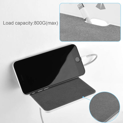 TXEsign Wall Shelf Speaker Shelf, Small Wall Shelf Speaker Mount Speaker Stand for Bluetooth Speaker, Webcam, Cell Phones, Display Shelf Acrylic F...