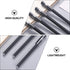 VILLCASE Black Gel Pens, 20pcs Fine Point Black Ink Pens Bulk, Stick Gel Ink Pens, Smooth Writing Pens 0.5mm Black Ballpoint Pens for School Offic...