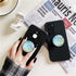 Clear Crystal Glitter Expandible Collapsible Moblile Phone Grip Stand Holder for Smartphones and Tablets Cell Phone Accessory (Heart Green)...