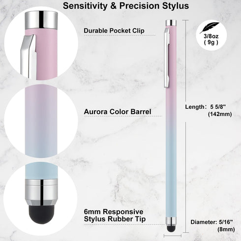 Stylus Pens for Touch Screens 12 Pack Linfanc Stylus Pen for iPad High Sensitivity and Precision Capacitive Stylus Pen for iPhone All Touch Screen...