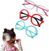 Children Stylish Cute Glasses Frame Without Lenses Pack of 3...