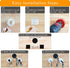 TV Cord Hider for Wall Mount TV, in Wall Cable Hider with 1.1 inch Silicone Pass Through for Low Profile Wire and Wall Rated Power Cable, Built in...