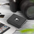 Acouto Quick Release Plate for Camera Tr with 1/4'' Screw Mount Fit for 3157N 3030 3130 3160 3262QR Aluminum Alloy + Rubber...