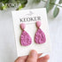 KEOKER Polymer Clay Texture Roller, Polymer Clay Roller for Making Earrings, Like Polymer Clay Texture Sheets, Great Work with Polymer Clay Cutter...