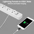 for Lightning Female to USB C Male Adapter - 2 Pack 3.0 USB Type C Charger Connector Compatible with iPhone 15/15 Pro/15 Pro Max/15 Plus iPad Air ...