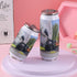 14oz Stainless Steel Tumbler with Lid & Straw-Double Wall Vacuum Insulated Travel Mug,Steam Train Water Bottle Coffee Beverage Drinks Cup for Adul...
