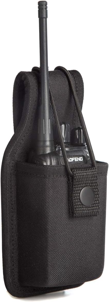 LUITON Radio Holder Radio Holster Baofeng Case Two Way Radio Pouch for Walkie Talkies Nylon Holster for Motorola Kenwood Icom HYT Arcshell Baofeng...