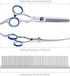 3 in 1 Dog Grooming Scissors Kit with Safety Round Tips, Professional Dog Grooming Scissors, 4CR Stainless Steel Pet Grooming Shears for Dog, Cat,...