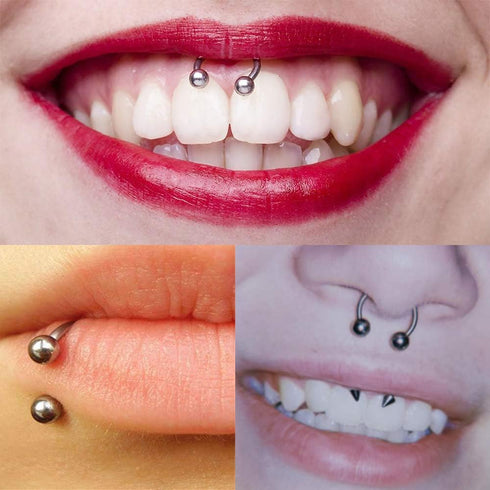 Longita Septum Rings Septum Jewelry 16g 18g Septum Ring Septum Piercing 20g Horseshoe Earring Hoop Lip Ring Silver Black Gold...