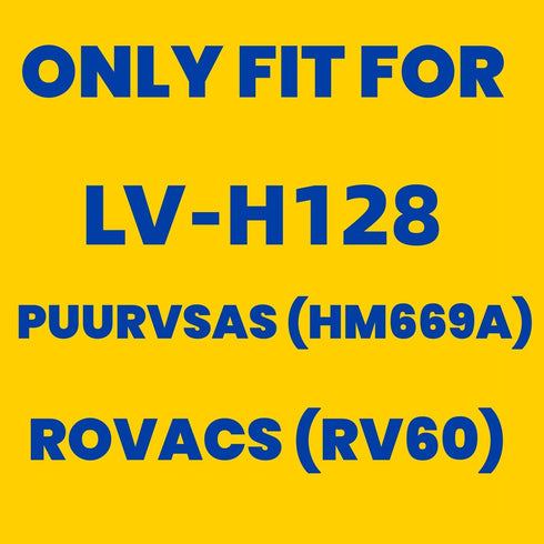 4 Pack LV-H128 Replacement Filter Compatible with LEVOIT LV-H128 / PUURVSAS (HM669A) / ROVACS (RV60) Air Purifiers, 3-in-1 HEPA, Activated Carbon ...