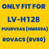 4 Pack LV-H128 Replacement Filter Compatible with LEVOIT LV-H128 / PUURVSAS (HM669A) / ROVACS (RV60) Air Purifiers, 3-in-1 HEPA, Activated Carbon ...