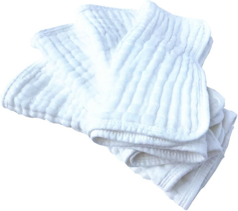 Synrroe Muslin Burp Cloths 4 Pack Large 20" by 10" 100% Cotton 6 Layers Extra Absorbent and Soft...