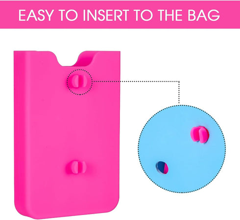 PARBEE Phone Holder Compatible with Bogg Bag, Silicone Pink Phone Holder Keep Your Phone Handy in Tote Bag, Insert Accessory Charm for Bogg Bags.....